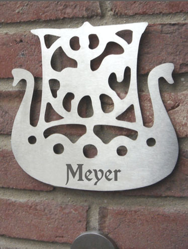 Türschild Wikinger